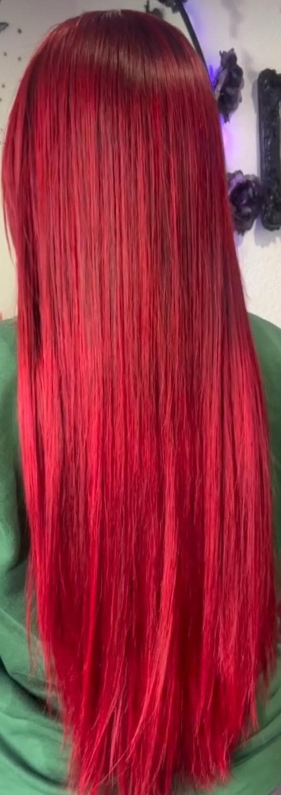 picture of a woman with beautifully cut hair and dyed hair